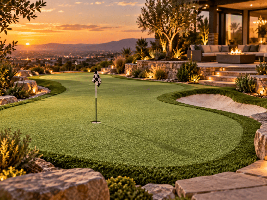 Dura Putt installed turf application